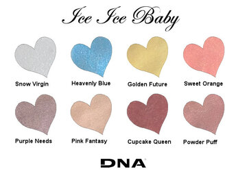 DNA Color powders kit van 8 kleuren